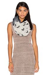 Кашемировый шарф с рисунком череп - 360 Sweater
