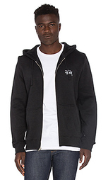 Худи на молнии basic stussy - Stussy