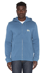 Худи на молнии basic stussy - Stussy