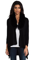 Izzy cascade fox fur cardigan - Alice + Olivia