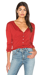 Long sleeve henley top - Michael Stars