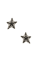 Серьги с инкрустированными старазами charms star - Marc Jacobs