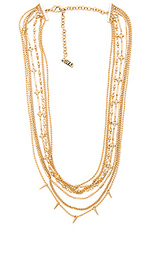 Multi chain spike necklace - Luv AJ