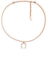 Leather wrap charm choker - Luv AJ