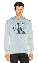 Sulphur dyed acid wash hoodie sweatshirt - Calvin Klein