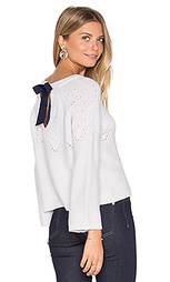 Tie back boxy crop sweater - Autumn Cashmere