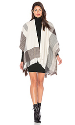 Ruana plaid wrap - Tejido