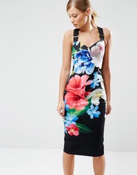 Платье с принтом Ted Baker Alexie Forget Me Not - Черный