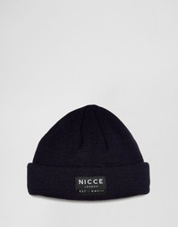 Nicce Beanie In Navy - Темно-синий