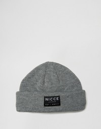 Серая шапка-бини Nicce - Серый