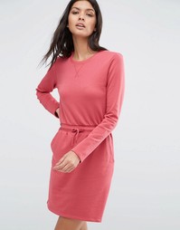 Платье-свитшот с завязкой на талии Daisy Street - Розовый
