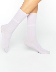 Johnstons of Elgin Pink Cashmere Ankle Socks - Розовый