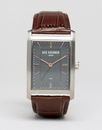 Часы с кожаным ремешком Ben Sherman Clerkenwell Professional WB013E - Черный