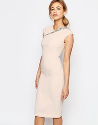 Платье с вырезом на спинке Ted Baker - Розовый