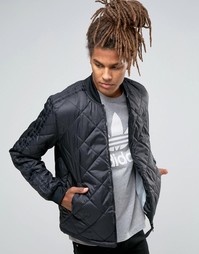 Стеганая куртка-пилот adidas Originals Superstar AY9145 - Черный