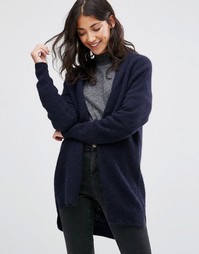 Selected Livana Open Knit Cardigan - Черный