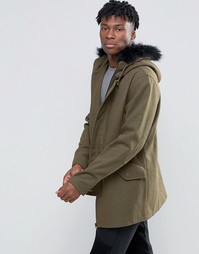 D-Struct Wool Blend Jacket - Зеленый