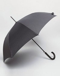 Черный зонт с принтом Fulton Walking - Черный