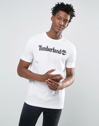 Белая футболка с логотипом Timberland - Белый