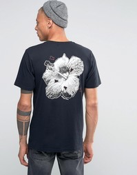 Футболка с принтом Surf Quiksilver - Черный