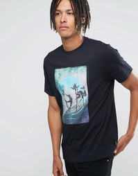 Футболка с принтом Billabong Elevation - Черный