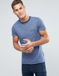 Футболка узкого кроя в полоску Jack Wills - Синий