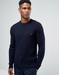 Джемпер из мериносовой шерсти Jack Wills - Темно-синий