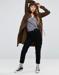 Only Hooded Parka - Зеленый