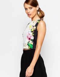 Укороченный топ с зеркальным принтом Ted Baker - Мульти