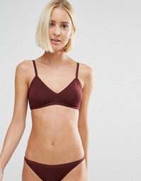 Мягкий бюстгальтер Weekday Cheryl - Красный