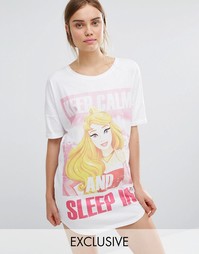 Ночная рубашка Missimo Disney Sleeping Beauty Keep Calm And Sleep - Белый