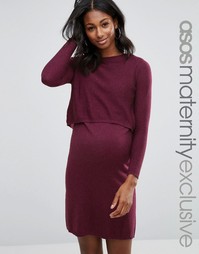 Платье для кормящих мам ASOS Maternity - Красный