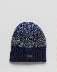 Вязаная шапка-бини G-Star - Синий