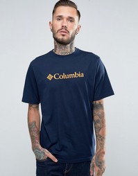 Футболка с логотипом Columbia - Темно-синий