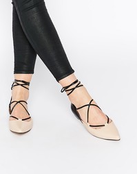Кожаные туфли на плоской подошве KG By Kurt Geiger Larissa - Мульти