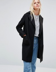 Черное пальто Cooper &amp; Stollbrand Drop Break - Черный