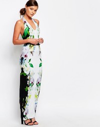 Платье макси с принтом Ted Baker Torus Forget Me Not Trellis - Мульти