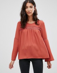 Only Boho Blouse - Красный