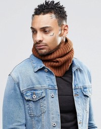 Шарф-снуд табачного цвета ASOS - Бежевый