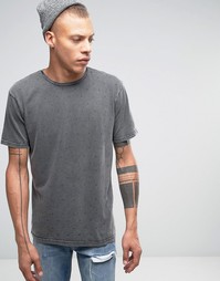 Футболка с эффектом кислотной стирки Quiksilver - Серый