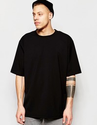 Черная футболка Weekday Fakie - Черный