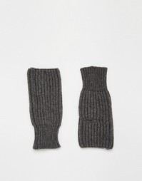 Перчатки без пальцев Cheap Monday - Серый
