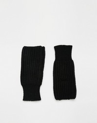 Перчатки без пальцев Cheap Monday - Черный