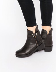 Ботинки с пряжкой на плоской подошве Bronx - Черный Miista