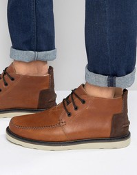 Кожаные ботинки чукка Toms - Коричневый
