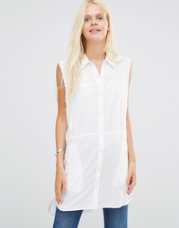 Рубашка без рукавов Daisy Street - Белый
