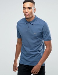 Футболка-поло слим Original Penguin - Синий