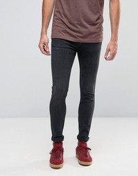 Супероблегающие джинсы Calvin Klein Jeans - Черный