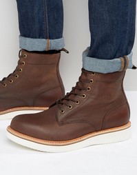 Нубуковые ботинки на шнуровке Aldo Waovia - Коричневый