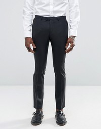 Супероблегающие эластичные брюки под смокинг Noose & Monkey - Черный